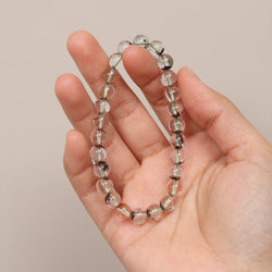 สร้อยข้อมือคริสตัลสีเขียวนำโชค