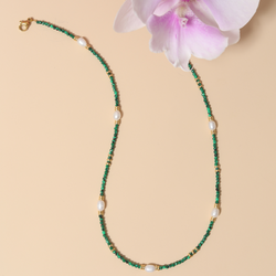 Collana di perle turchesi lunghe Xiao Qing